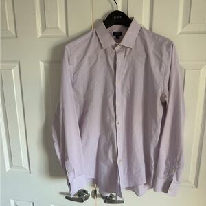 J. Crew Men's Light Purple Striped Dress Shirt